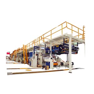2 Ply corrugated cardboard production line